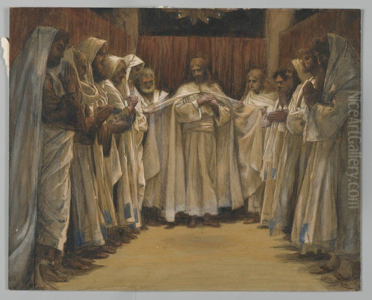 The Last Sermon of Our Lord Oil Painting by James Jacques Joseph Tissot