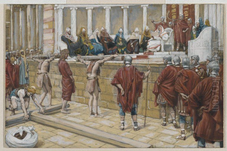 The Judgment on the Gabbatha Oil Painting by James Jacques Joseph Tissot