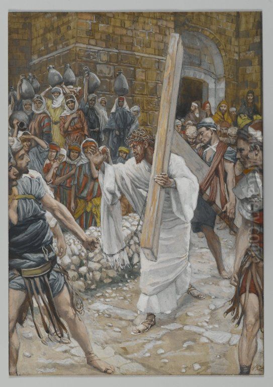The Daughters of Jerusalem Oil Painting by James Jacques Joseph Tissot