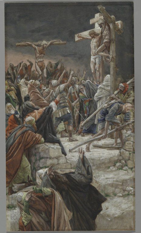 Le pardon du bon Larron Oil Painting by James Jacques Joseph Tissot