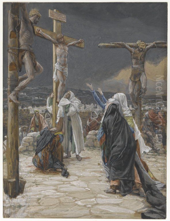 The Death of Jesus Oil Painting by James Jacques Joseph Tissot