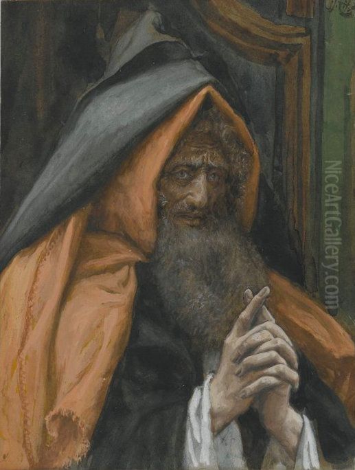 Joseph of Arimathaea Oil Painting by James Jacques Joseph Tissot