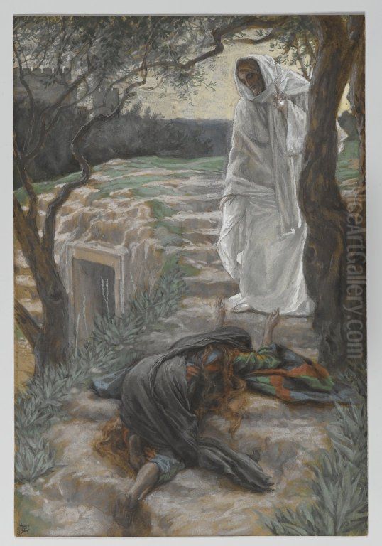 Noli me tangere Oil Painting by James Jacques Joseph Tissot