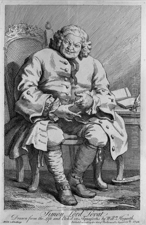 Simon Lord Lovat Oil Painting by William Hogarth