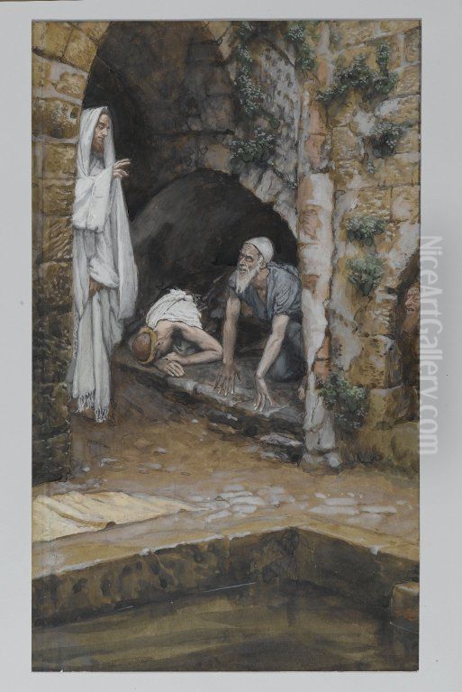 Le malade de trente-huit ans Oil Painting by James Jacques Joseph Tissot