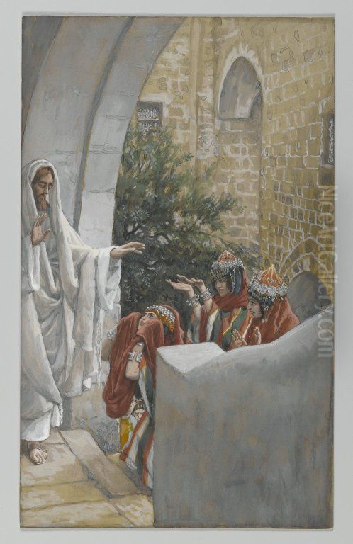 The Canaanite's Daughter Oil Painting by James Jacques Joseph Tissot