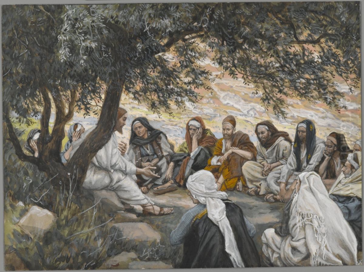 The Exhortation to the Apostles Oil Painting by James Jacques Joseph Tissot