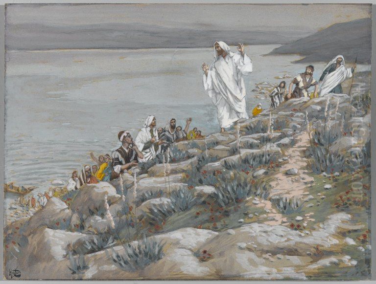 You Follow Me for the Miracles Oil Painting by James Jacques Joseph Tissot
