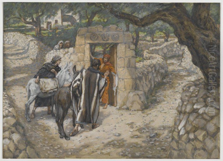 The Foal of Bethpage Oil Painting by James Jacques Joseph Tissot