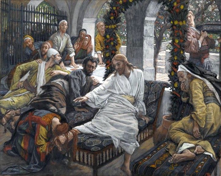 The Ointment of the Magdalene Oil Painting by James Jacques Joseph Tissot