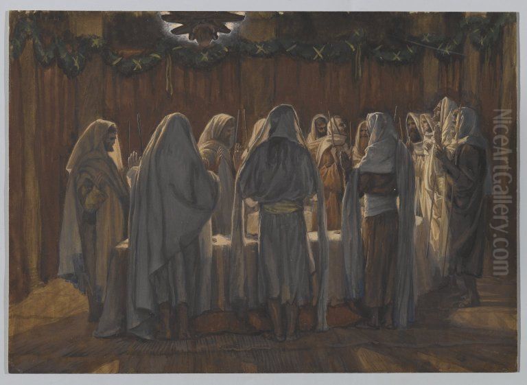 The Last Supper Oil Painting by James Jacques Joseph Tissot
