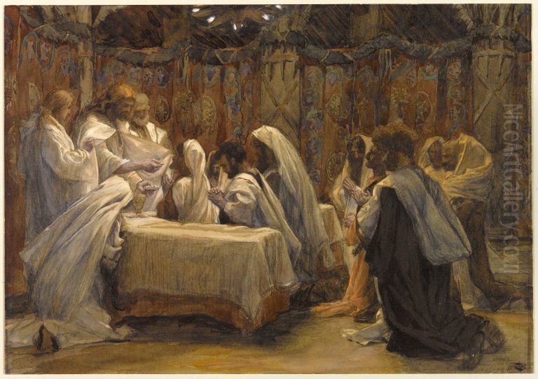 La communion des apotres Oil Painting by James Jacques Joseph Tissot