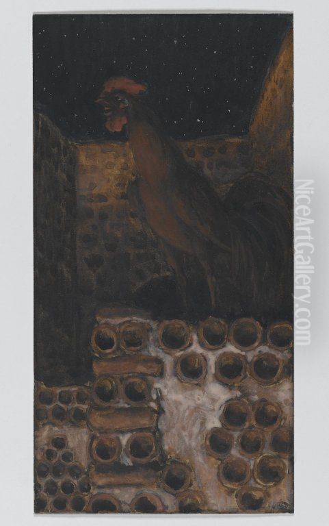 The Cock Crowed Oil Painting by James Jacques Joseph Tissot