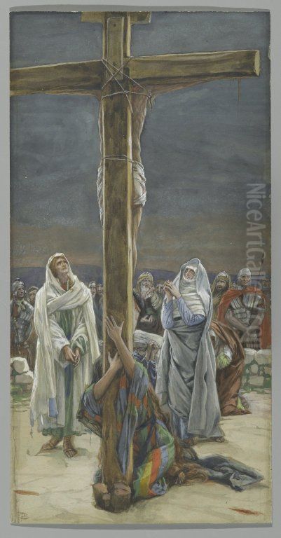 Stabat Mater Oil Painting by James Jacques Joseph Tissot