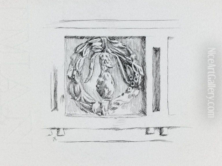 Judaic Ornament Oil Painting by James Jacques Joseph Tissot