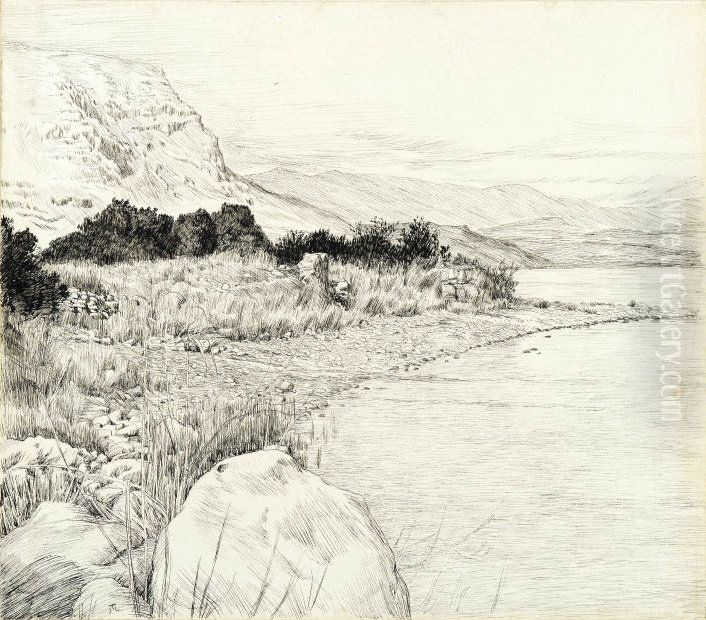 Sea of Tiberias Oil Painting by James Jacques Joseph Tissot