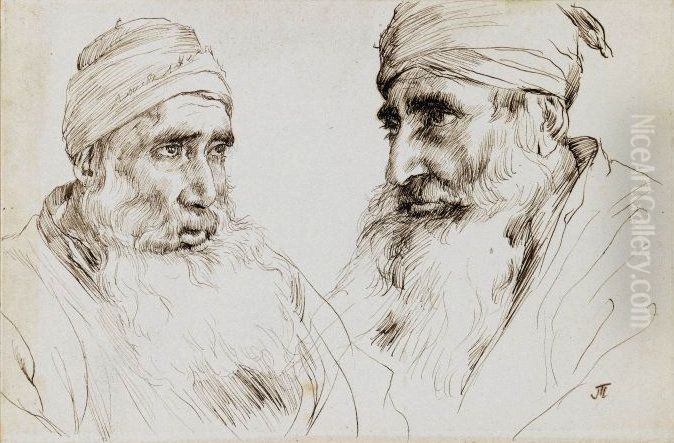 Types of Jews, Jerusalem Oil Painting by James Jacques Joseph Tissot