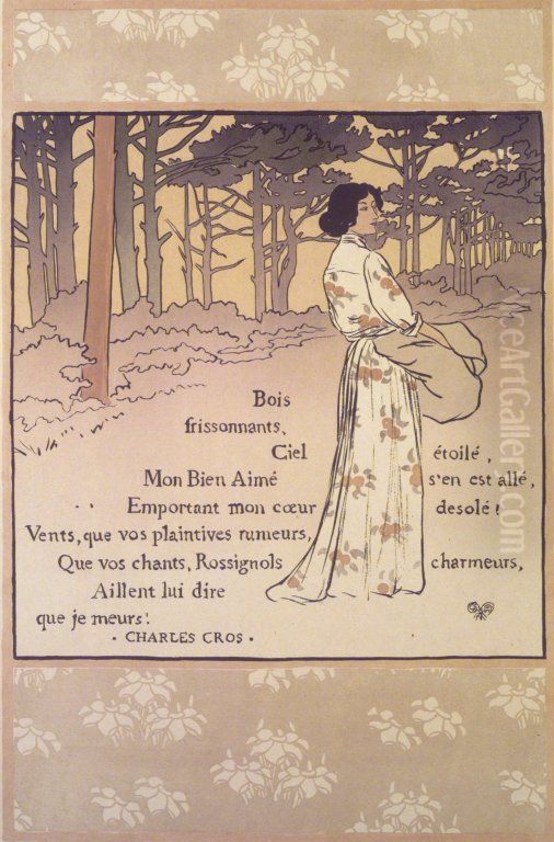 Trembling Woods (Bois frissonants) Oil Painting by George Auriol