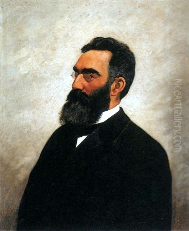 Portrait of Dr. Cesario Motta Oil Painting by Jose Ferraz De Almeida Junior