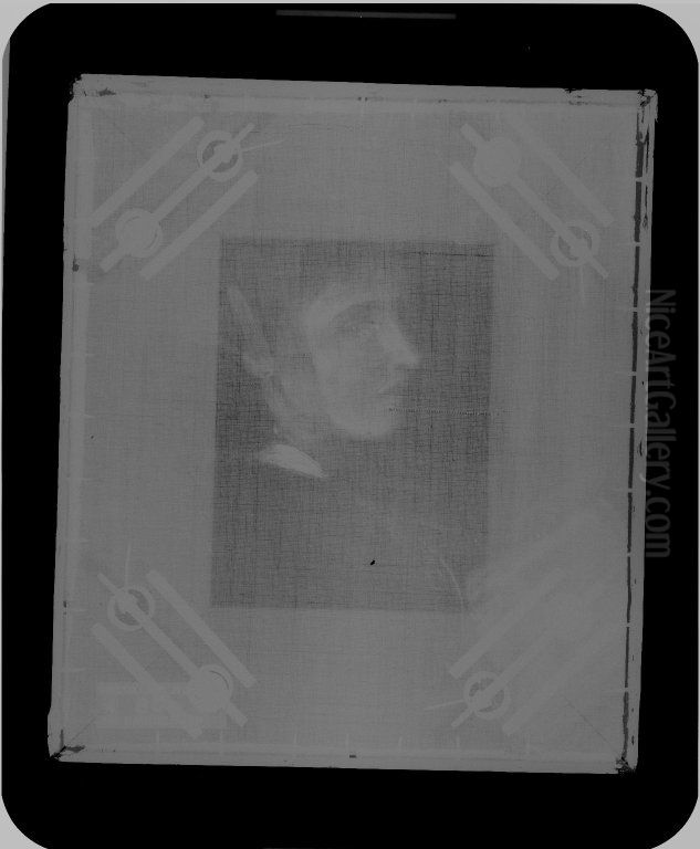 Portrait of Mary Baring Compton, later Fifth Marchioness of Northampton Oil Painting by Valentine Cameron Prinsep