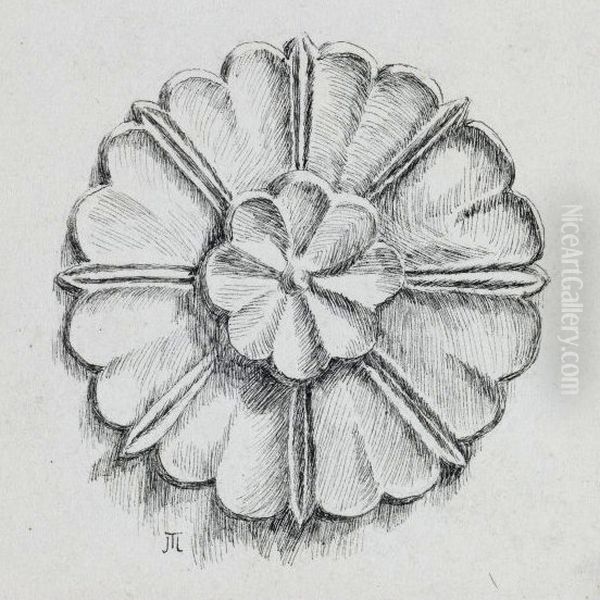 Judaic Ornament Oil Painting by James Jacques Joseph Tissot