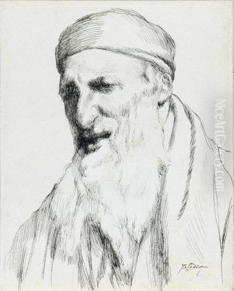 Type of Jew Oil Painting by James Jacques Joseph Tissot