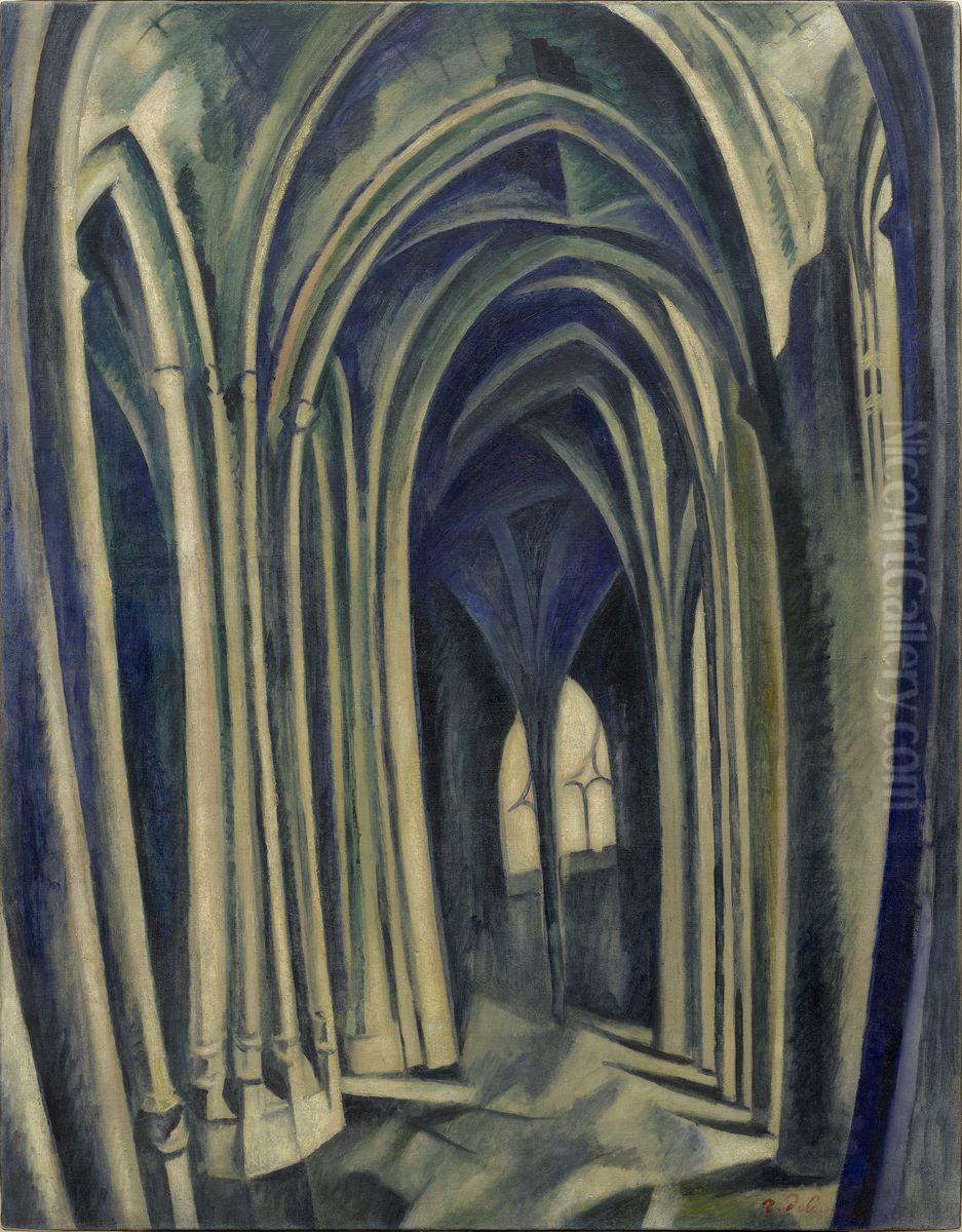 Saint-Severin No. 3. Oil Painting by Robert Delaunay