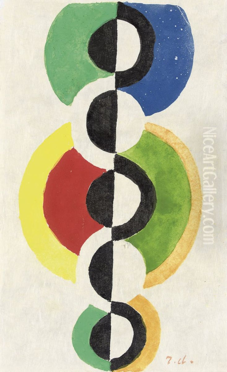 Rythm. Oil Painting by Robert Delaunay