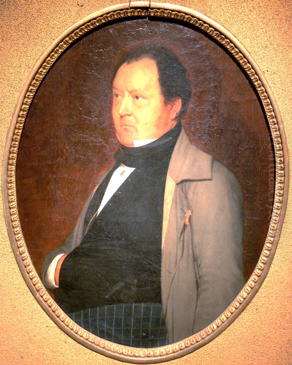 Portrait of Mr Leblond Oil Painting by Jean-Leon Gerome