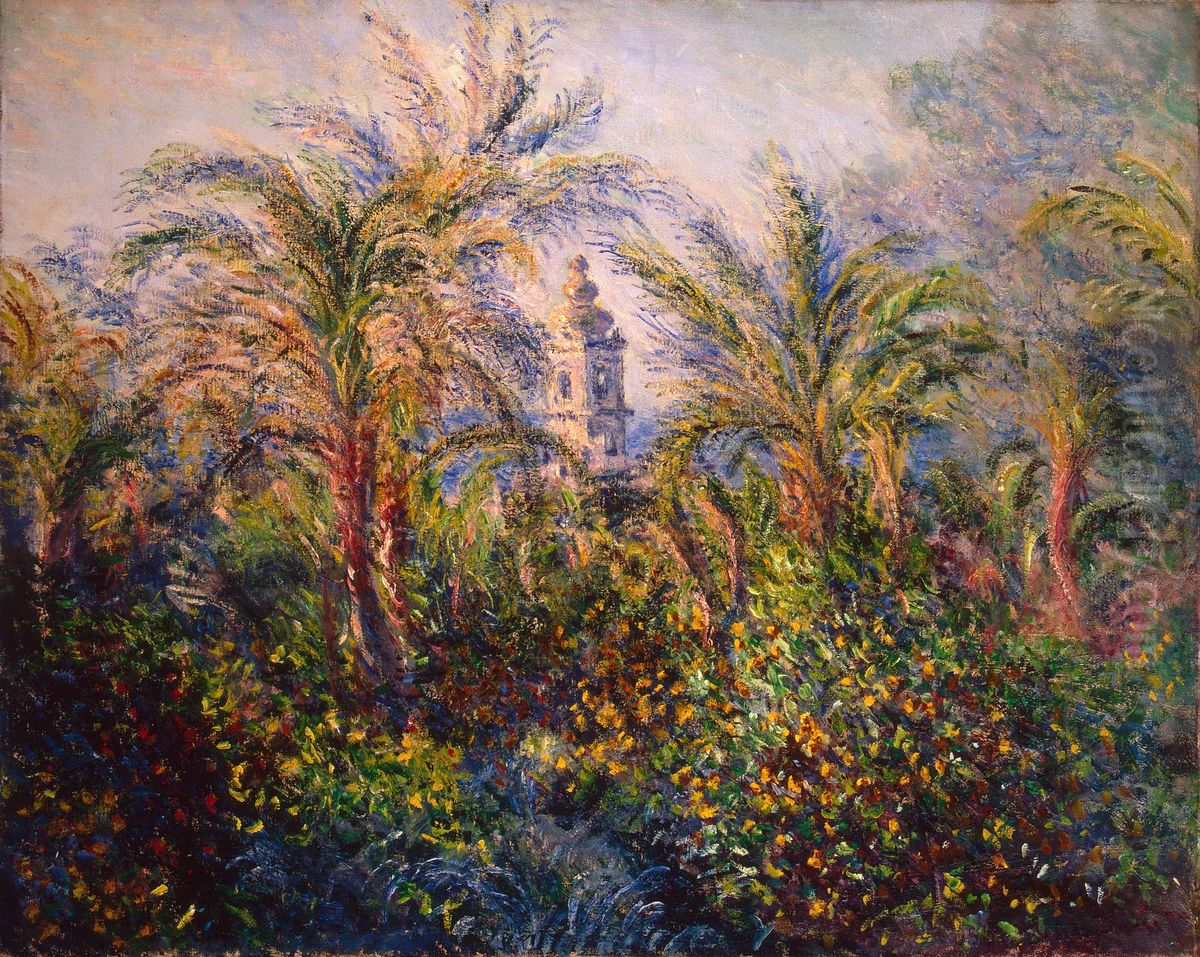 Garden in Bordighera Oil Painting by Claude Oscar Monet