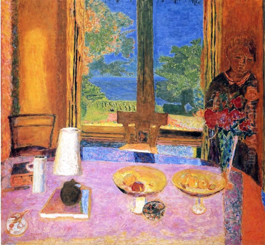 Dining Room on the Garden Oil Painting by Pierre Bonnard