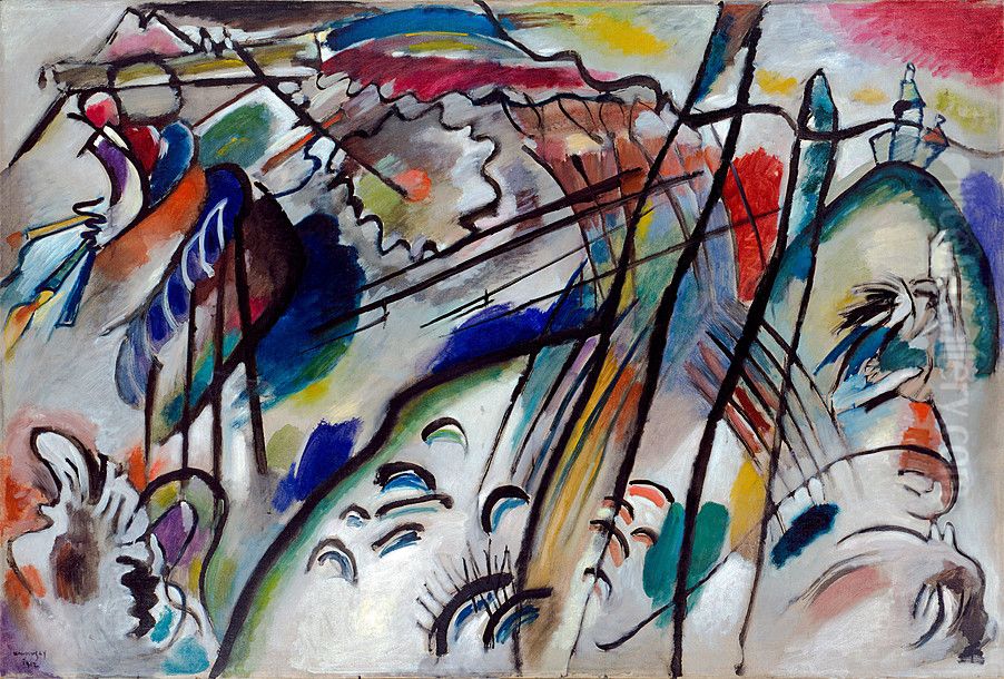 Improvisation 28 (zweite Fassung) Oil Painting by Wassily Kandinsky