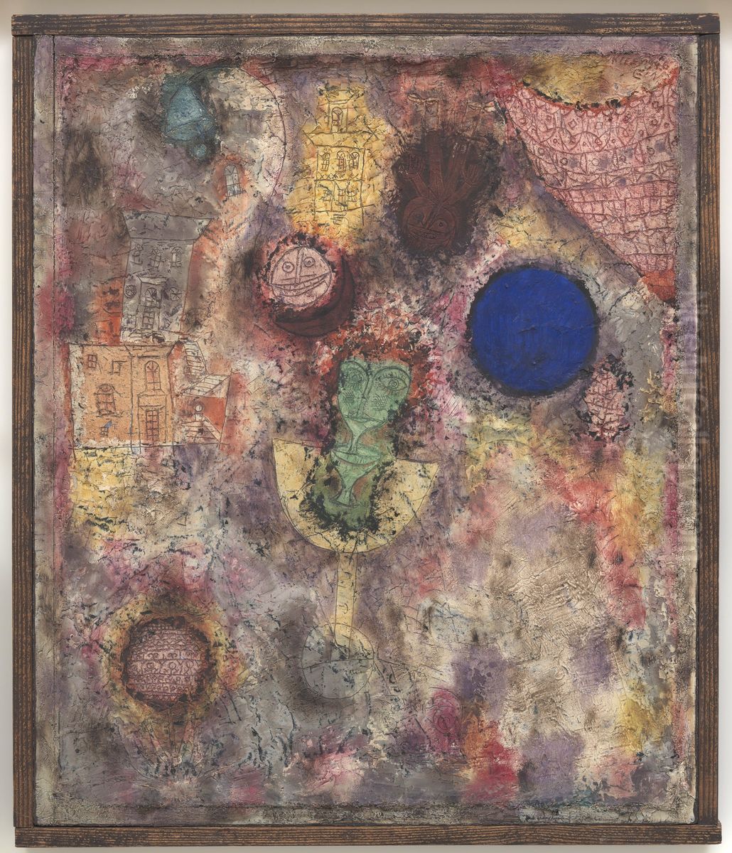 Magic Garden. Oil Painting by Paul Klee