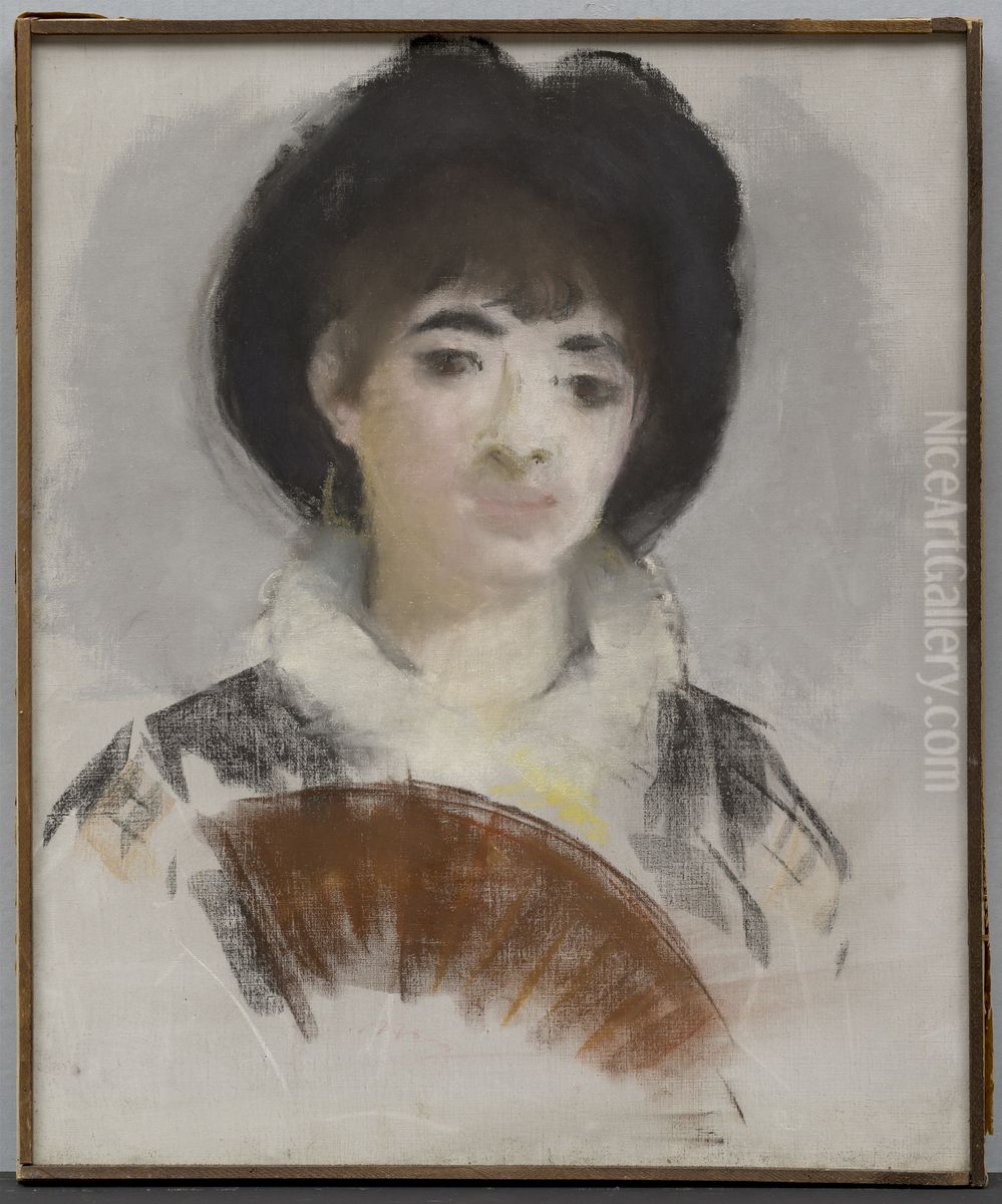 Portrait de la comtesse Albazzi. Oil Painting by Edouard Manet