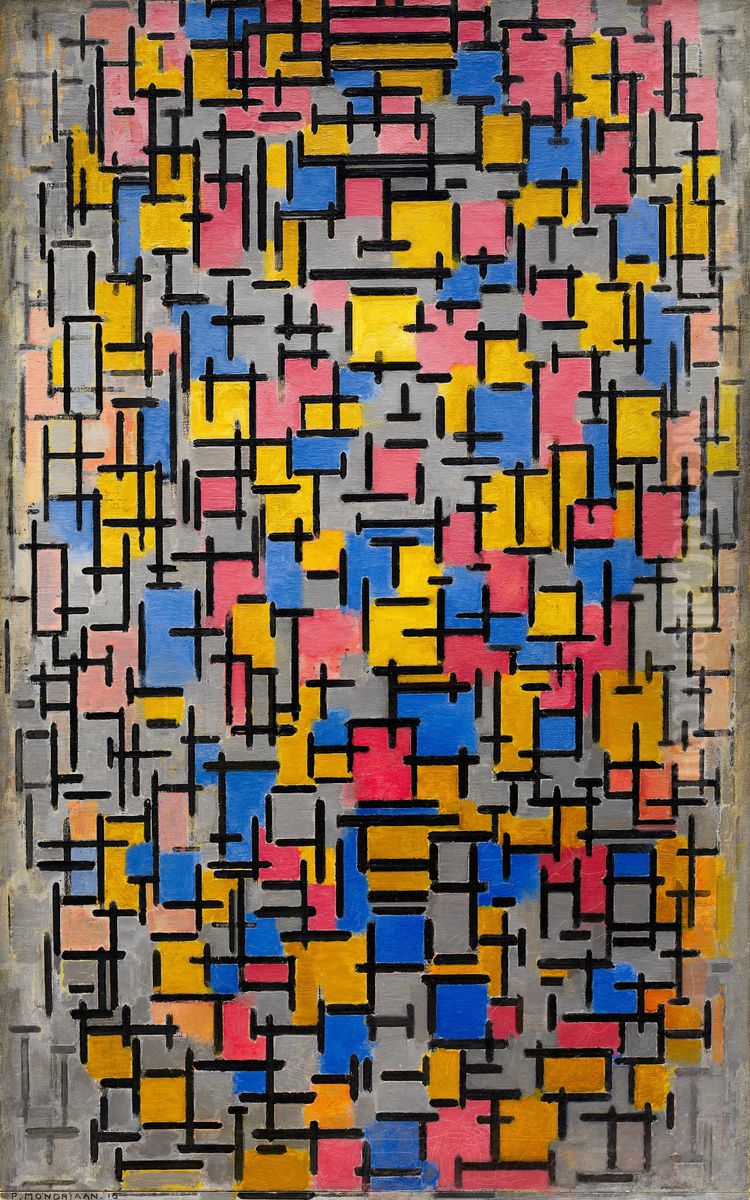 Compositie Oil Painting by Piet Mondrian