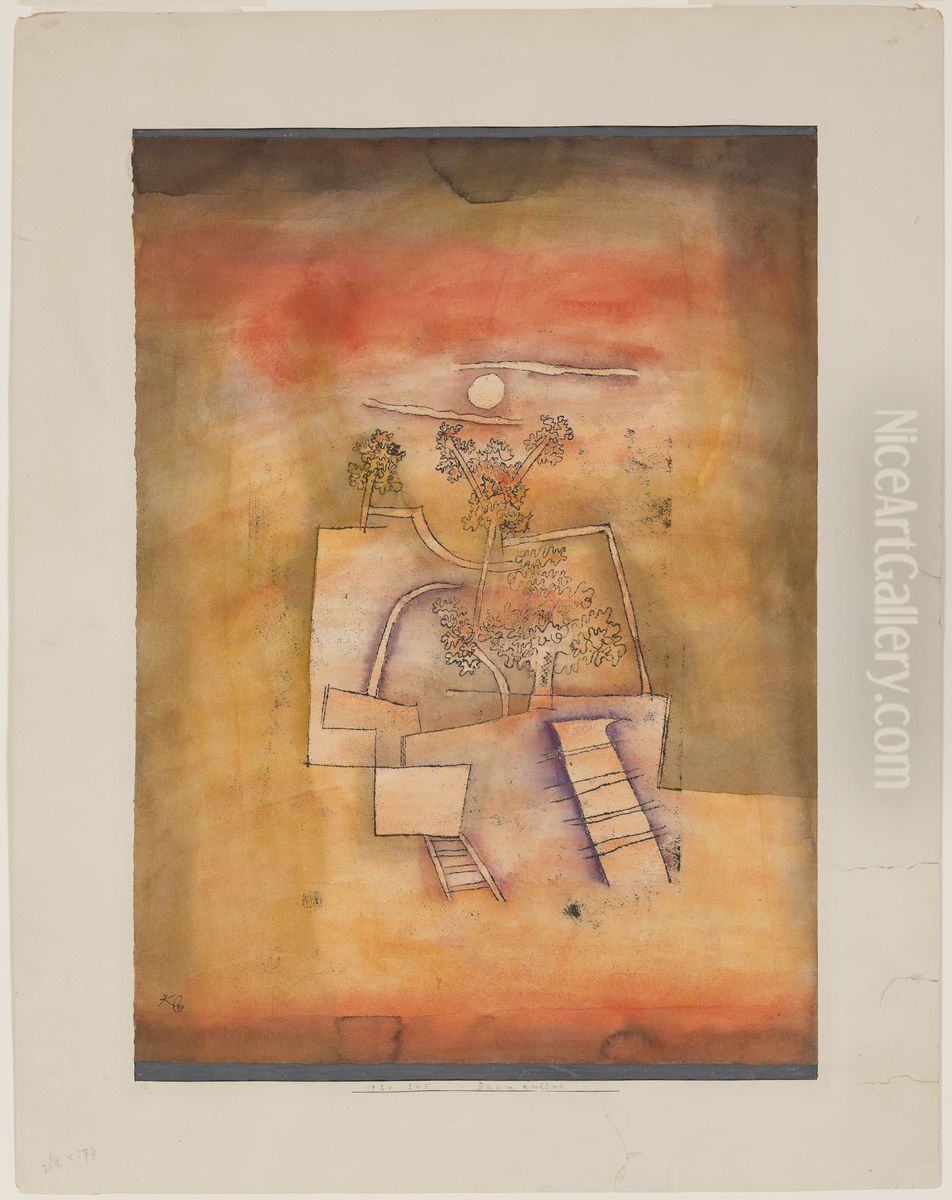 Baum Kultur. Oil Painting by Paul Klee