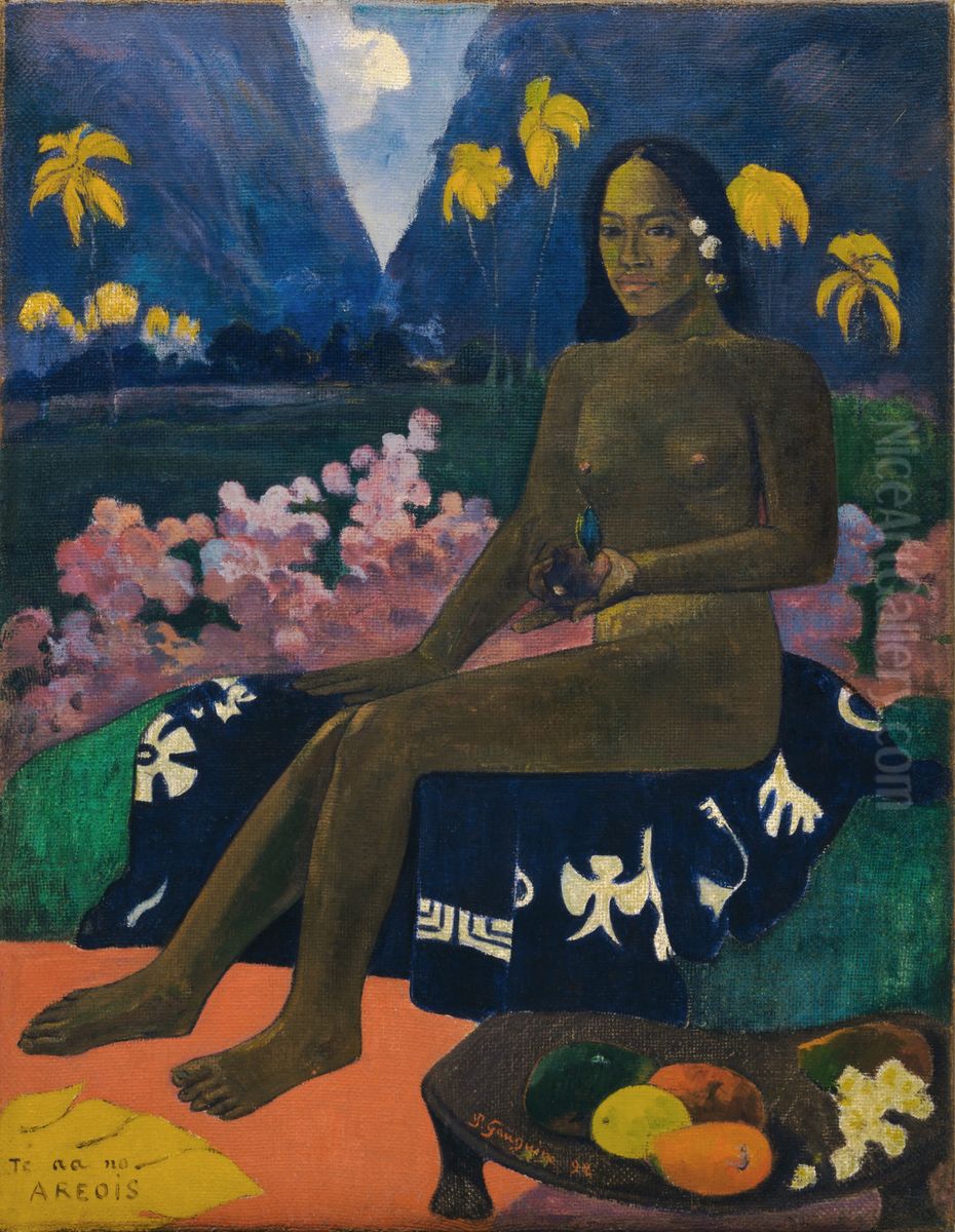 Te aa no areois Oil Painting by Paul Gauguin
