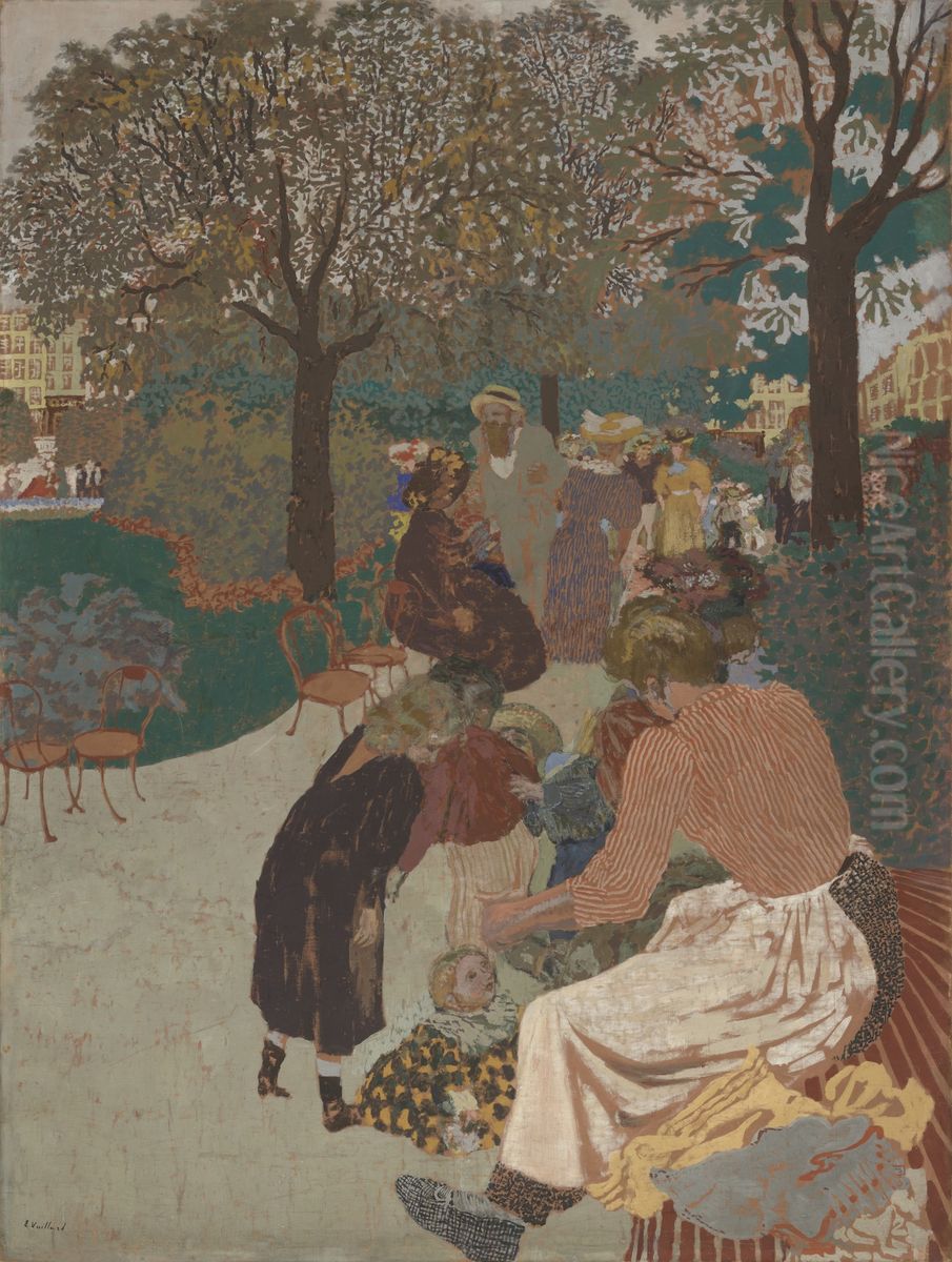 Park Oil Painting by Jean-Edouard Vuillard