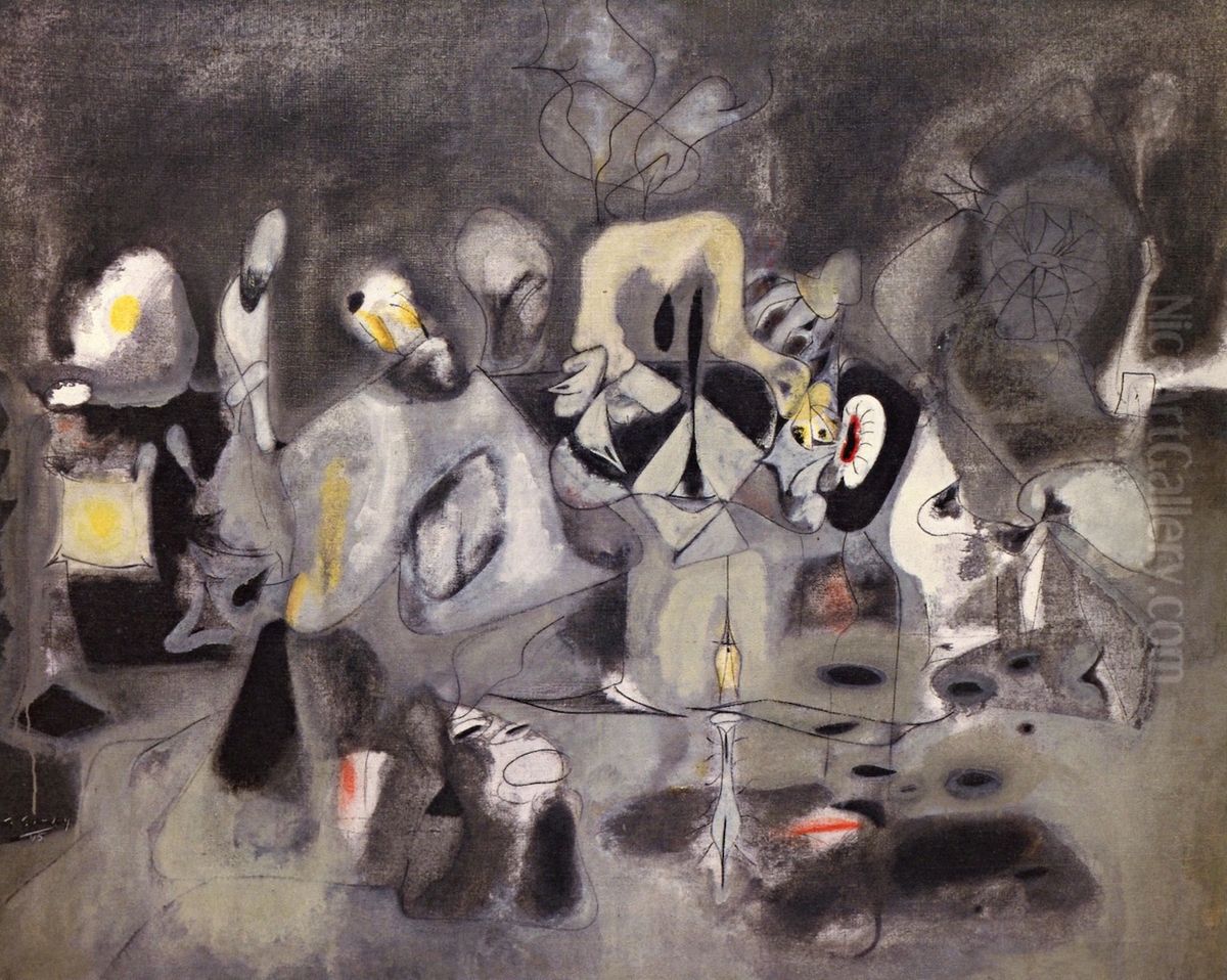 Diary of a Seducer Oil Painting by Arshile Gorky