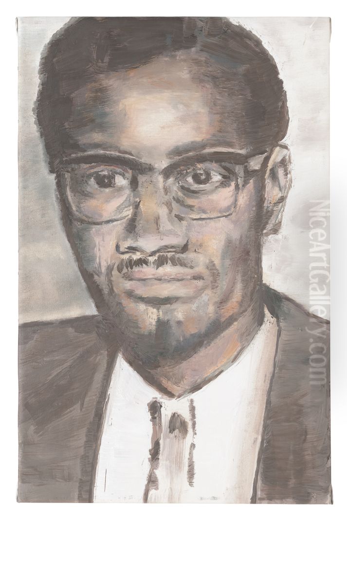Lumumba Oil Painting by Luc Tuymans