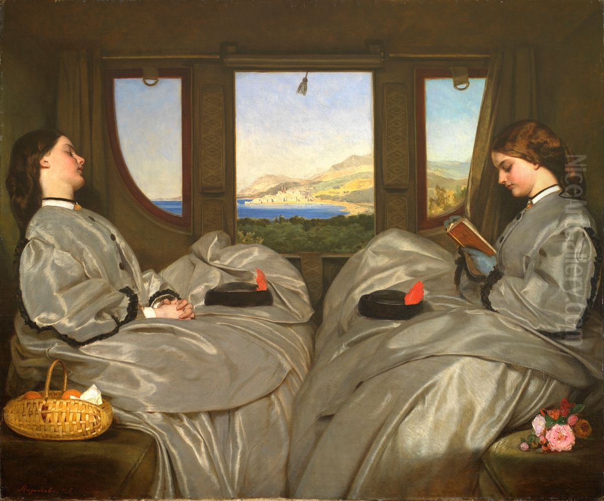 The Travelling Companions Oil Painting by Augustus Egg