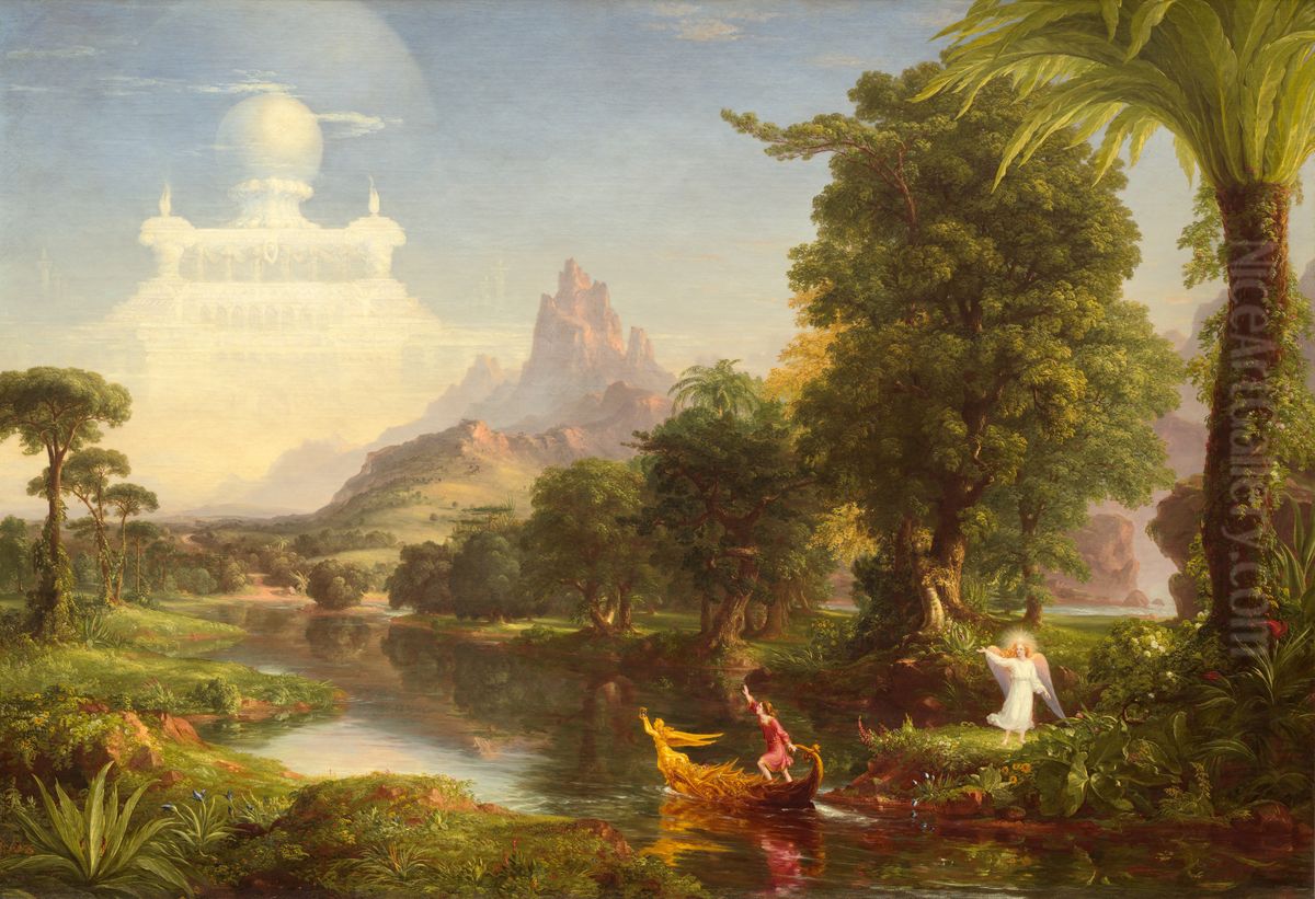 Youth Oil Painting by Thomas Cole