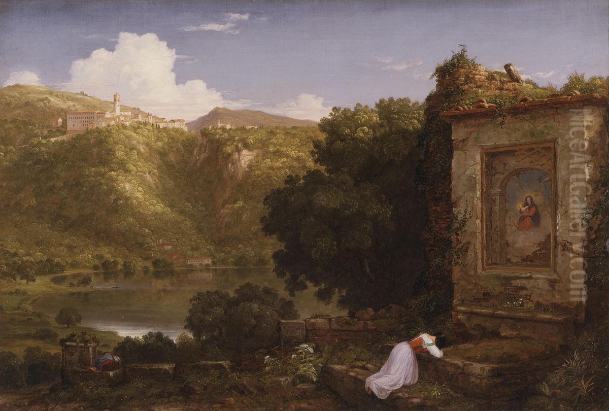 II Penseroso Oil Painting by Thomas Cole