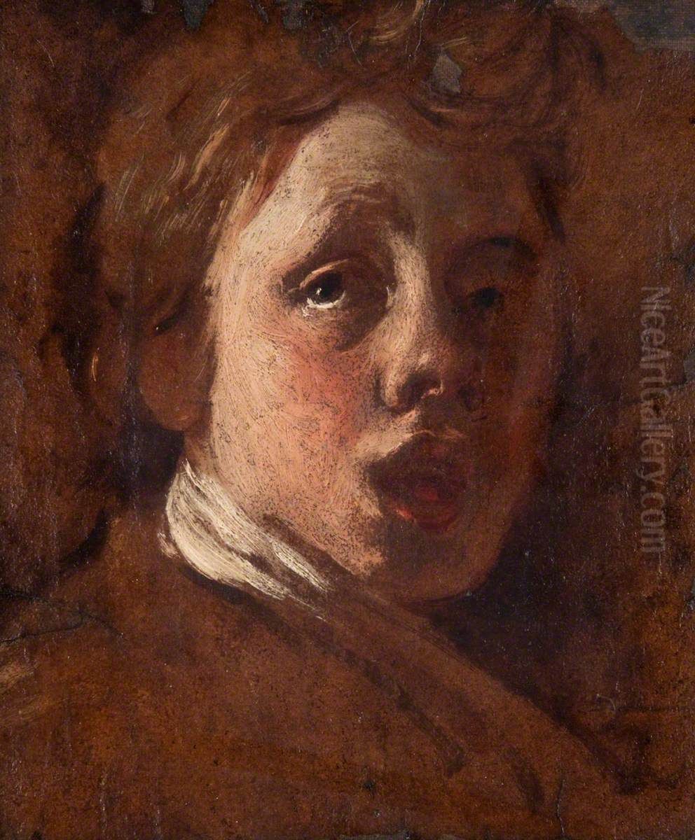 A Boy Singing Oil Painting by Gian Lorenzo Bernini