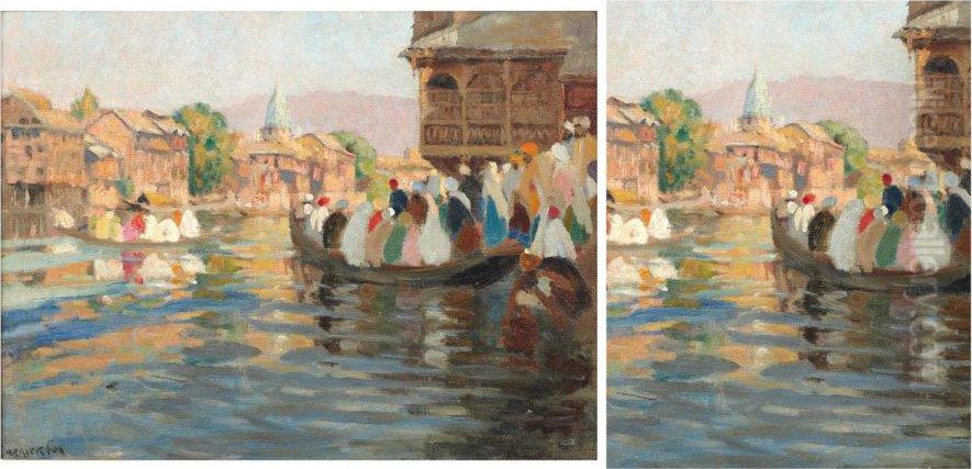 Paysage D'inde Oil Painting by Ethel Carrick-Fox