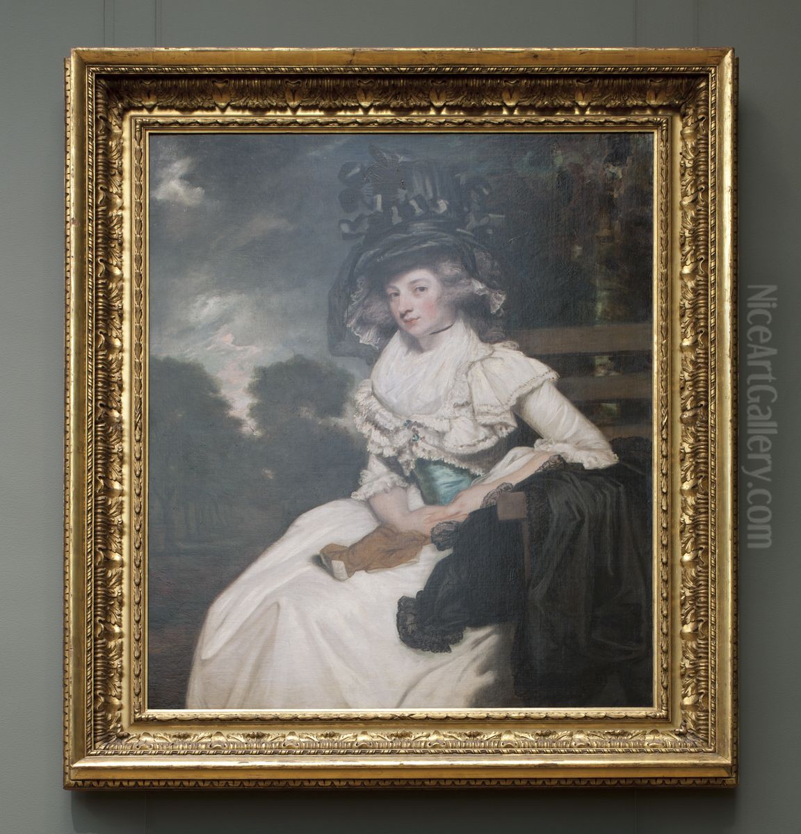 Mrs. Lewis Thomas Watson (Mary Elizabeth Milles, 1767-1818) Oil Painting by Of Sir Joshua Reynolds