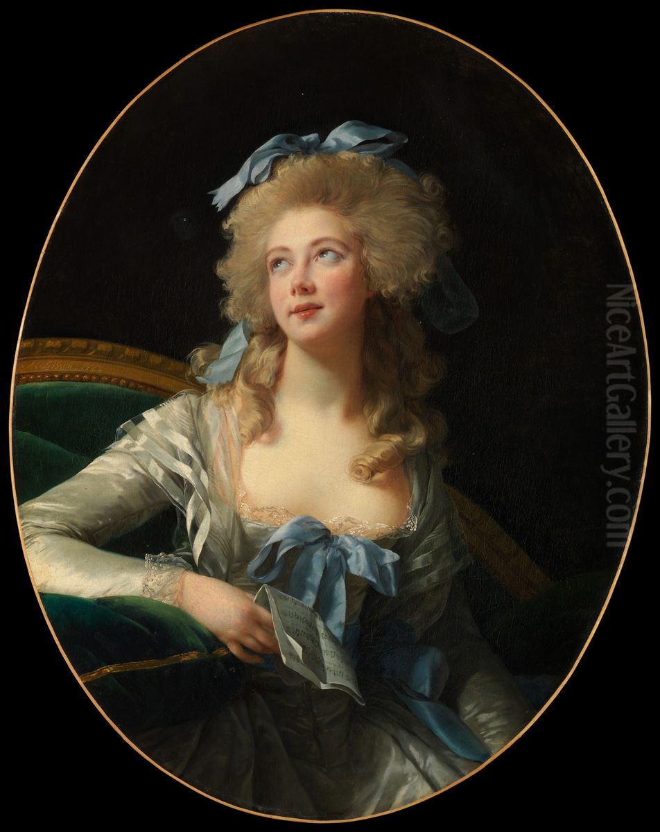 Madame Grand (Noel Catherine Vorlee, 1761-1835) Oil Painting by Elisabeth Louise Vigee Le Brun