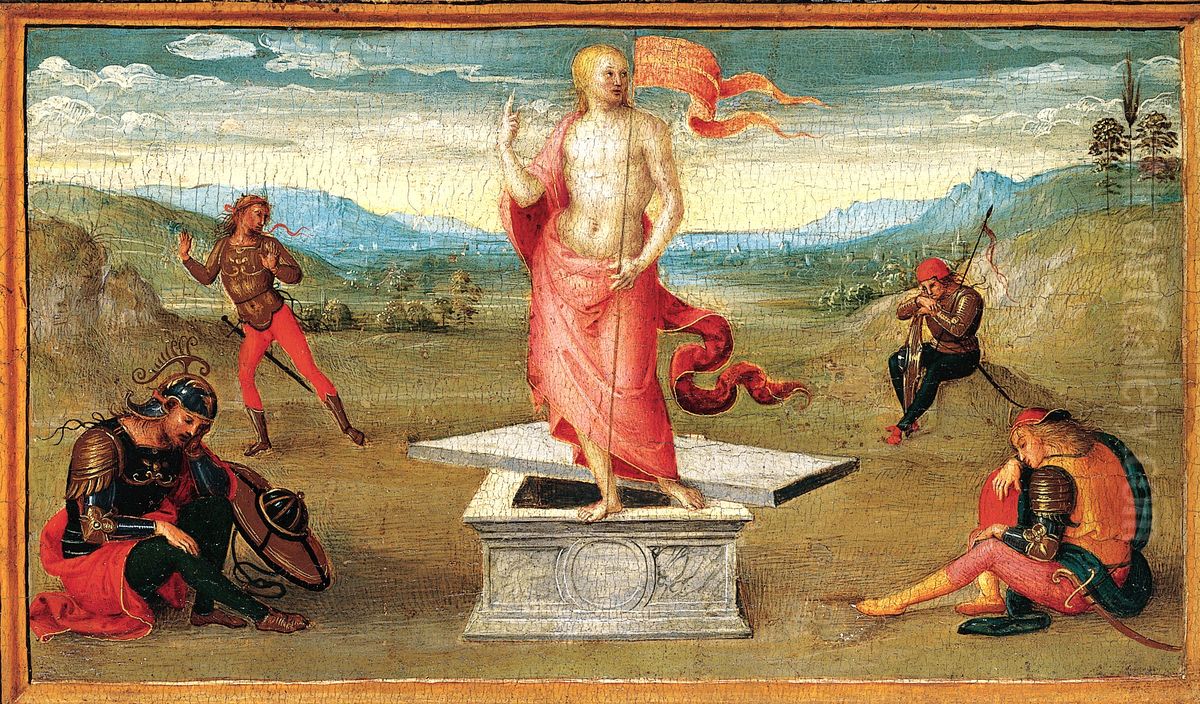 The Resurrection Oil Painting by Pietro Vannucci Perugino