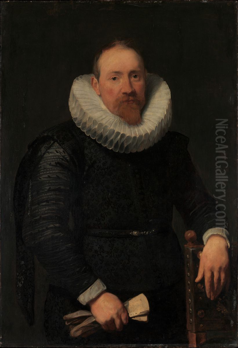 Portrait of a Man Oil Painting by Sir Anthony Van Dyck