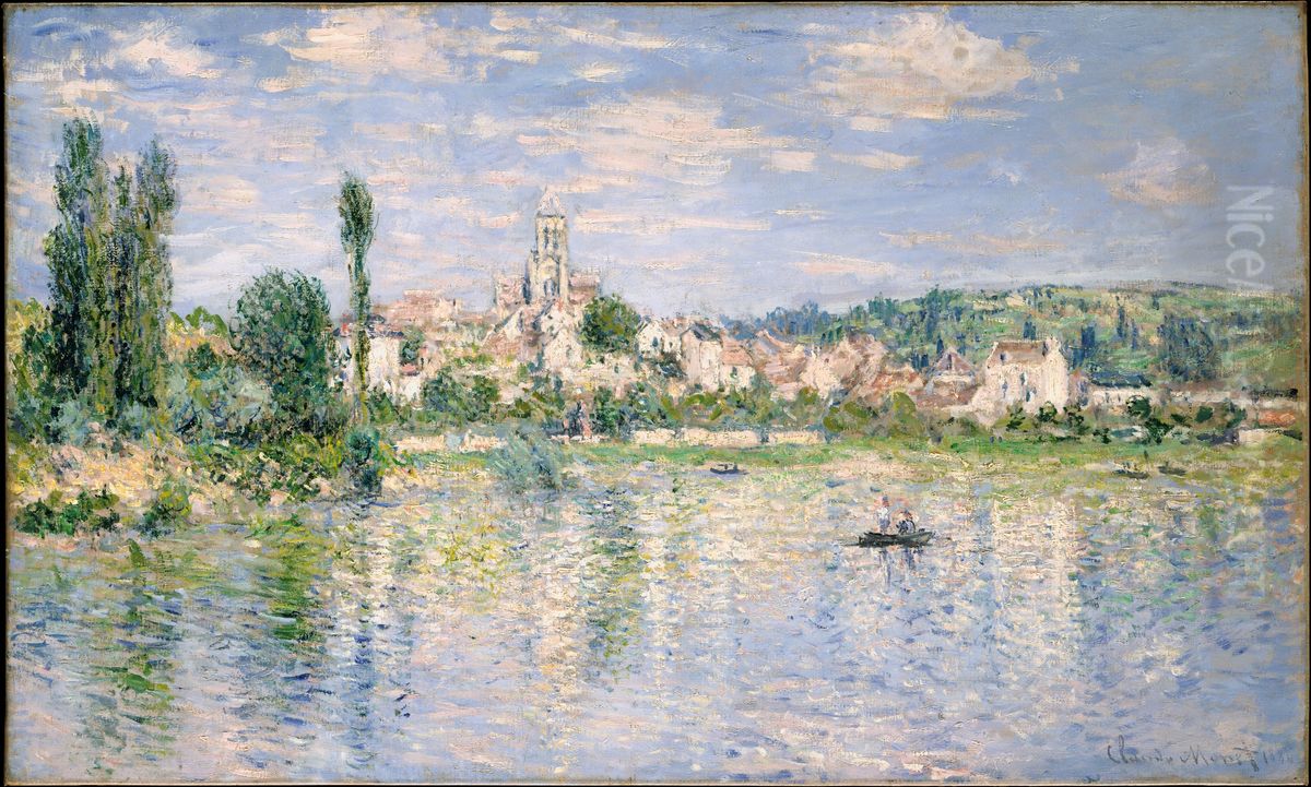 Vetheuil in Summer Oil Painting by Claude Oscar Monet